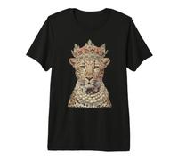 Renaissance Leopard Glamorous Feline Animal Boujee Aesthetic Premium T-Shirt