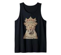 Renaissance Leopard Glamorous Feline Animal Boujee Aesthetic Tank Top