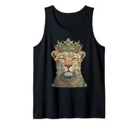Renaissance Leopard Glamorous Feline Animal Boujee Aesthetic Tank Top
