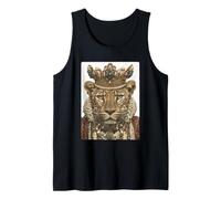 Renaissance Leopard Royal Feline Animal Art Boujee Aesthetic Tank Top