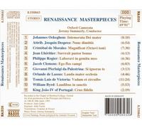 RENAISSANCE MASTERPIECES: OCKEGHEM; JOSQUIN; MORALES NEW CD