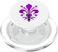 Renaissance Medici italian family Lily in Florence purple PopSockets PopGrip for MagSafe