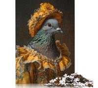 Renaissance Pigeon Jigsaw Puzzles Puzzles for Adults Kids. 1000 Piece Impossible Challenge Toy Educational Games Home Decoration for Educational Games Gifts 1000pcs (75x50cm)