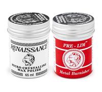 Renaissance & Pre-lim Complete Care Set - Wood Furniture Polish & Metal Cleaner - Rust Remover & Brass Restoration - 65ml