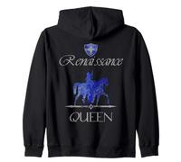 Renaissance Queen Pretty Classic Shield Summer Festival 2025 Zip Hoodie