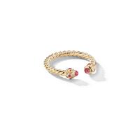 Renaissance Ring in 18ct Yellow Gold with Rubies - Ring Size L.5