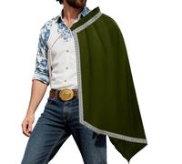 Renaissance Shawl for Men - Medieval Cape Half Shoulder Cosplay - Medieval Costume Scarf, for Halloween Party, School Costume, Show, Masquerade