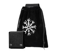 Renaissance Style Hip Bag - Vintage Style Waist Bag, Waist Bag | Designed for Hiking Camping Running Hike Festival Concert and Outdoor Trip, Black/White, Consulte la descripción, See description