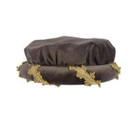 Renaissance Velvet Hat - Vintage Inspired Design, Elegant Costume Accessory, Lightweight Wear Structure, Stylish Period Look | ideal for theatrical performances reenactment gatherings and costume