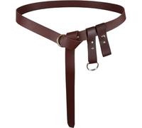 Renaissances Leather Belt Set Medieval Pirate Belt Swords Frogs Skirt Hikes Accessory Halloween Party Cosplay Costumes Medieval Knight Leather Belt