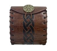 Renaissances Wallets PU Leather Coin Bag Medieval Cube Bag Waist Multifunctional Change Purse Belt for Adults Belt Small Cube Coin Pu Leather Purse for Women Man