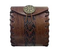 Renaissances Wallets PU Leather Coin Bag Medieval Cube Bag Waist Multifunctional Change Purse Belt for Adults Medieval Belt Pu Leather Coin Purse Cube Small for Adult