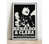 Renaldo & Clara Bob Dylan Joan Baez Rolling Thunder Tour Movie Film Promo Poster : Huge 36"x24" Print Similar (Slightly Larger) to A1 Size BRING YOUR WALLS TO LIFE !!