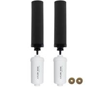 Renami Gravity Water Filter Replacement for Berkey® BB9-2® Black Filters & PF-2® Fluoride Filters, Compatible with Berkey® Gravity Water Filter System, Combo Pack