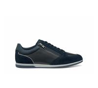 Renan Breathable Zip-Up Trainers Navy Blue