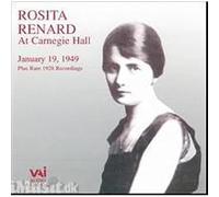 Renard - Rosita Renard at Carnegie Hall (2CD)