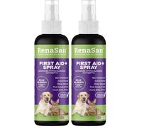 RenaSan Animal First Aid Spray (100ml) - Wound Disinfection, Kills Bacteria & Stops Itching, Alcohol-Free, Non-irritating, for Dogs, Cats & all other animals. (Pack of 2)