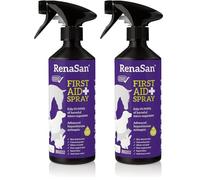 RenaSan Animal First Aid Spray (500ml) - Wound Disinfection, Kills Bacteria & Stops Itching, Alcohol-Free, Non-irritating, for Dogs, Cats & all other animals. (Pack of 2)