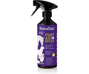 RenaSan Animal First Aid Spray (500ml) - Wound Disinfection, Kills Bacteria & Stops Itching, Alcohol-Free, Non-irritating, for Dogs, Cats & all other animals.