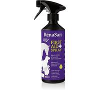 RenaSan First Aid Spray - Disinfection of Minor Wounds, Dogs & Cats - 500ml | Kills Bacteria & Soothes Itching, Alcohol-Free & Non-Irritating, Suitable for Dogs, Cats & All Other Animals