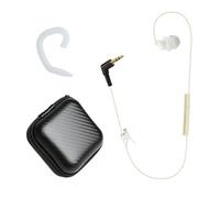 Renastar 3.5mm Covert Security Listen Only Earpiece Receiver Surveillance Headset for FBI Police Law Enforcement