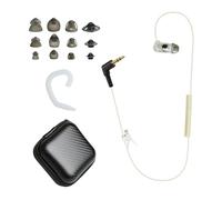 Renastar 3.5mm Covert Security Listen Only Earpiece Receiver Surveillance Headset for FBI Police Law Enforcement