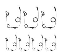 Renastar G Shape Earpiece with Mic for Motorola CLP1010e CLP1040e CLP1080e CLP1083e CLP446e Radios (7 Pack)