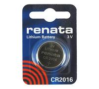 Renata 2 x CR2016 Lithium Coin Cells Batteries 3v Blister Packed Wrist Watch battery - Swiss Made - Button Cell Long Life Batteries (CR2016)