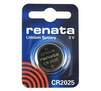 Renata 2 x CR2025 Lithium Coin Cells Batteries 3v Blister Packed Wrist Watch battery - Swiss Made - Button Cell Long Life Batteries (CR2025)