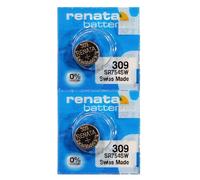 Renata 309 SR754SW Batteries - 1.55V Silver Oxide 309 Watch Battery (2 Count)