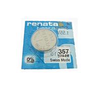 Renata 357 Mercury Free Battery SR44W SILVER 1.55V SWISS MADE