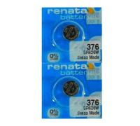 Renata 376 SR626W Batteries - 1.55V Silver Oxide 376 Watch Battery (2 Count)