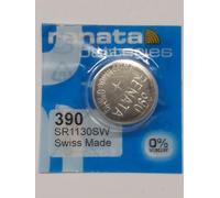 Renata 390 SR1130SW SB-AU Silver Oxide Watch Battery 1.55V Blister Pack