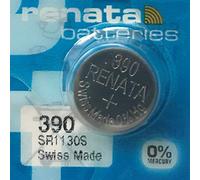 Renata 390 SR1130SW Watch Cell Battery Swiss Made 1.55V - Pack of 10