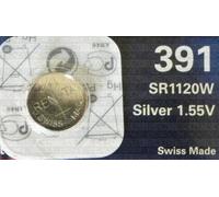 Renata 391 SR1120W Silver Oxide Watch Battery 1.55v Blister Packed