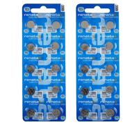 Renata 399 SR927W Batteries - 1.55V Silver Oxide 399 Watch Battery (20 Count)