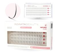 Renata Beauty Spiky Look Single False Lashes - 80pcs Individual Mix with 11mm/12mm/13mm - Synthetic Individual Faux Lashes - Flat Band Technology - Matte Black - Lash Extensions for a Natural Look