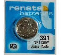 Renata button cell 391 silveroxid SR55 50 mAh 1.55V 1St.