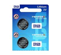 Renata CR1620 Batteries - 3V Lithium Coin Cell 1620 Battery (2 Count)
