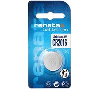 Renata CR2016 3V Lithium Coin Cell Watch Battery DL2016, ECR 2016, BR 2016 (1 x CR 2016)
