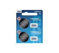 Renata CR2016 Batteries - 3V Lithium Coin Cell 2016 Battery (2 Count)
