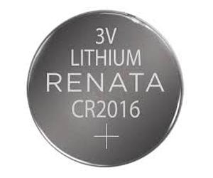 renata CR2016 Cell Coin Button Lithium Battery 3V Tag Watch Key x1 Made in swiss