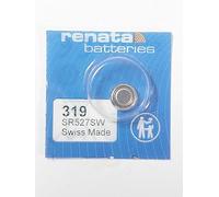 Renata One (1) X 319 SR527W Silver Oxide Watch Battery 1.55v Blister Packed