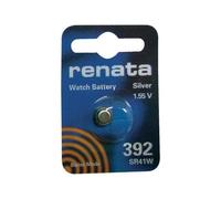 Renata One (1) X 392 SR41W SB-B1 Silver Oxide Watch Battery 1.55v Blister Packed