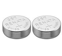Renata Single Watch Battery Swiss Made 357 or SR44SW or AG13 1.55V (2 x 357 or SR 44 SW)