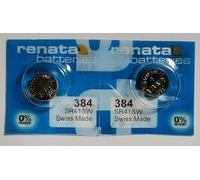 Renata SR41W 2 x Batteries 384