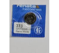 Renata/Swatch Group Renata 373 Silver Oxide Button Battery 1.55V 29mAh - Blister Pack of 1