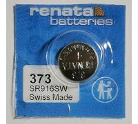 Renata/Swatch Group - Silver Oxide Button Cell 373 RENATA 1.55V 29mAh - Blister x 1