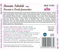 Tebaldi, Renata - Renata Tebaldi sings Puccini & verdi favourites