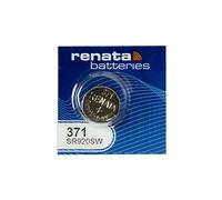 Renata Watch Battery Swiss Made Renata 371 or SR 920 SW 1.5 V